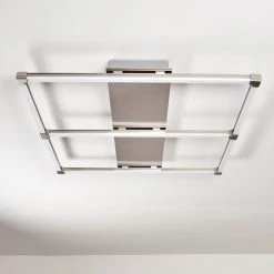 Hofstein Beken Deckenleuchte LED Nickel-Matt, 1-flammig -LED Leuchten Verkäufe 2022 beken deckenleuchte h3269350 do2 5
