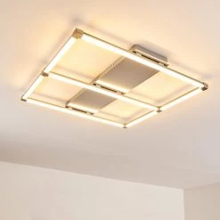 Hofstein Beken Deckenleuchte LED Nickel-Matt, 1-flammig -LED Leuchten Verkäufe 2022 beken deckenleuchte h3269350 do2 7