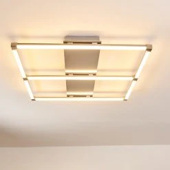 Hofstein Beken Deckenleuchte LED Nickel-Matt, 1-flammig -LED Leuchten Verkäufe 2022 beken deckenleuchte h3269350 do2 9