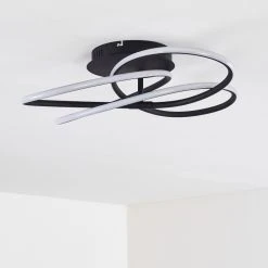 Hofstein Belgorod Deckenleuchte LED Schwarz, 1-flammig -LED Leuchten Verkäufe 2022 belgorod deckenleuchte h3314494 18