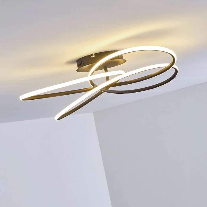 Hofstein Belgorod Deckenleuchte LED Schwarz, Weiß, 1-flammig, Fernbedienung 7 Hofstein Belgorod Deckenleuchte LED Schwarz, Weiß, 1-flammig, Fernbedienung – Bild 7