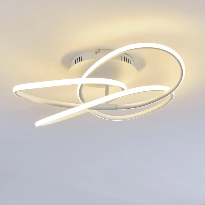 Hofstein Belgorod Deckenleuchte LED Weiß, 1-flammig 12 Hofstein Belgorod Deckenleuchte LED Weiß, 1-flammig – Bild 12