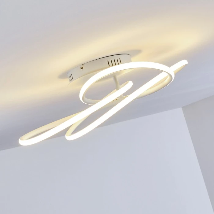 Hofstein Belgorod Deckenleuchte LED Weiß, 1-flammig 18 Hofstein Belgorod Deckenleuchte LED Weiß, 1-flammig – Bild 18