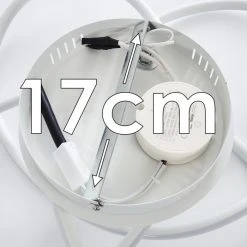 Hofstein Belgorod Deckenleuchte LED Weiß, 1-flammig 41 Hofstein Belgorod Deckenleuchte LED Weiß, 1-flammig -LED Leuchten Verkäufe 2022 belgorod deckenleuchte h3314555 20