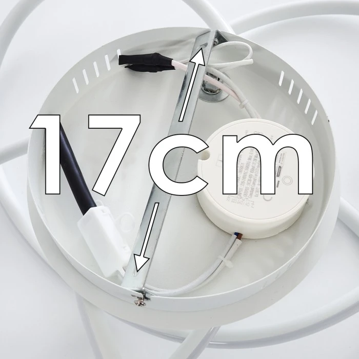 Hofstein Belgorod Deckenleuchte LED Weiß, 1-flammig 21 Hofstein Belgorod Deckenleuchte LED Weiß, 1-flammig – Bild 21