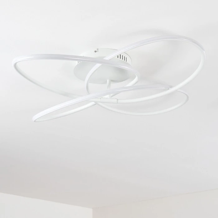 Hofstein Belgorod Deckenleuchte LED Weiß, 1-flammig, Fernbedienung 11 Hofstein Belgorod Deckenleuchte LED Weiß, 1-flammig, Fernbedienung – Bild 11