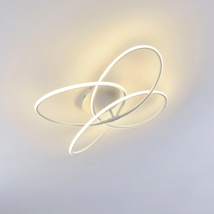 Hofstein Belgorod Deckenleuchte LED Weiß, 1-flammig, Fernbedienung 13 Hofstein Belgorod Deckenleuchte LED Weiß, 1-flammig, Fernbedienung – Bild 13