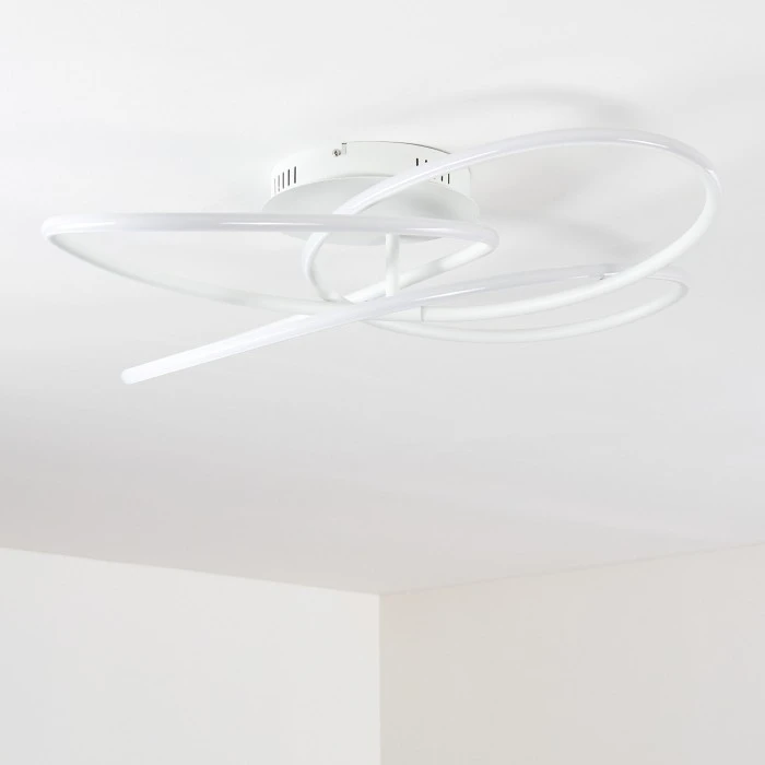 Hofstein Belgorod Deckenleuchte LED Weiß, 1-flammig, Fernbedienung 17 Hofstein Belgorod Deckenleuchte LED Weiß, 1-flammig, Fernbedienung – Bild 17