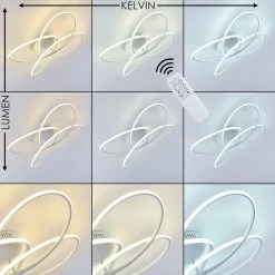 Hofstein Belgorod Deckenleuchte LED Weiß, 1-flammig, Fernbedienung 22 Hofstein Belgorod Deckenleuchte LED Weiß, 1-flammig, Fernbedienung -LED Leuchten Verkäufe 2022 belgorod deckenleuchte h3314579 3