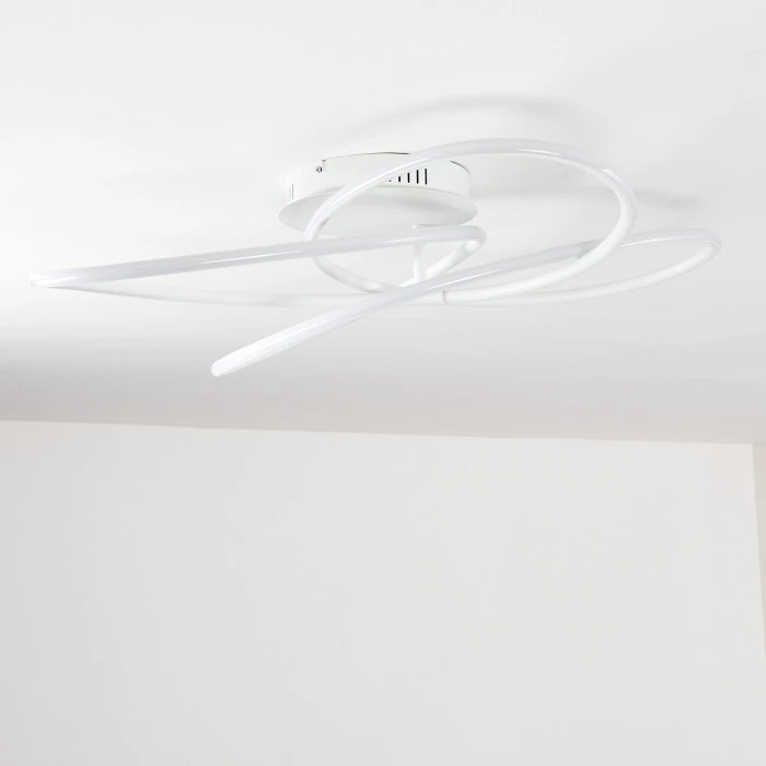 Hofstein Belgorod Deckenleuchte LED Weiß, 1-flammig, Fernbedienung 5 Hofstein Belgorod Deckenleuchte LED Weiß, 1-flammig, Fernbedienung – Bild 5