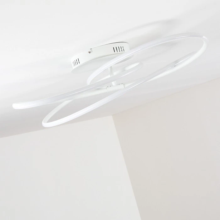 Hofstein Belgorod Deckenleuchte LED Weiß, 1-flammig, Fernbedienung 8 Hofstein Belgorod Deckenleuchte LED Weiß, 1-flammig, Fernbedienung – Bild 8