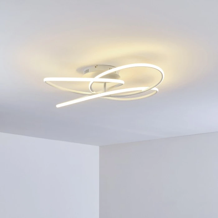 Hofstein Belgorod Deckenleuchte LED Weiß, 1-flammig, Fernbedienung 9 Hofstein Belgorod Deckenleuchte LED Weiß, 1-flammig, Fernbedienung – Bild 9