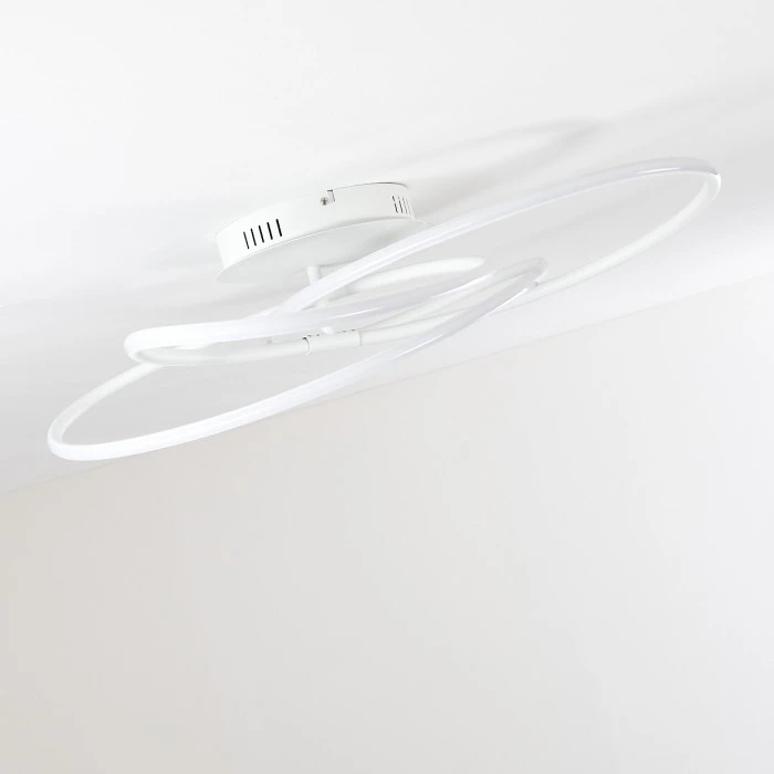 Hofstein Belgorod Deckenleuchte LED Weiß, 1-flammig, Fernbedienung 10 Hofstein Belgorod Deckenleuchte LED Weiß, 1-flammig, Fernbedienung – Bild 10