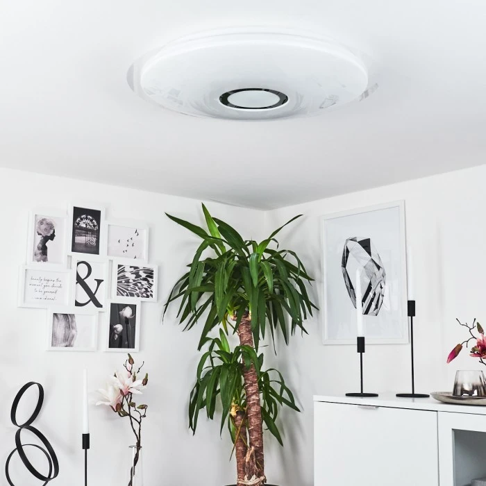 Hofstein Bellach Deckenpanel LED Weiß, 1-flammig 5 Hofstein Bellach Deckenpanel LED Weiß, 1-flammig – Bild 5