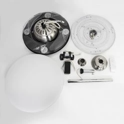 Hofstein Bendigo Deckenventilator LED Chrom, 1-flammig -LED Leuchten Verkäufe 2022 bendigo deckenventilator h3325759 17