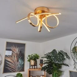 Hofstein Berisal Deckenleuchte LED Gold, 3-flammig -LED Leuchten Verkäufe 2022 berisal deckenleuchte h3550533 10