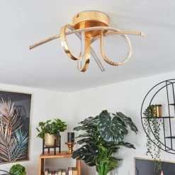 Hofstein Berisal Deckenleuchte LED Gold, 3-flammig -LED Leuchten Verkäufe 2022 berisal deckenleuchte h3550533 11