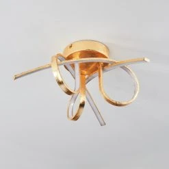 Hofstein Berisal Deckenleuchte LED Gold, 3-flammig -LED Leuchten Verkäufe 2022 berisal deckenleuchte h3550533 7