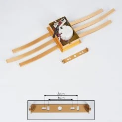 Hofstein Berisal Deckenleuchte LED Gold, 3-flammig -LED Leuchten Verkäufe 2022 berisal deckenleuchte h3550557 4