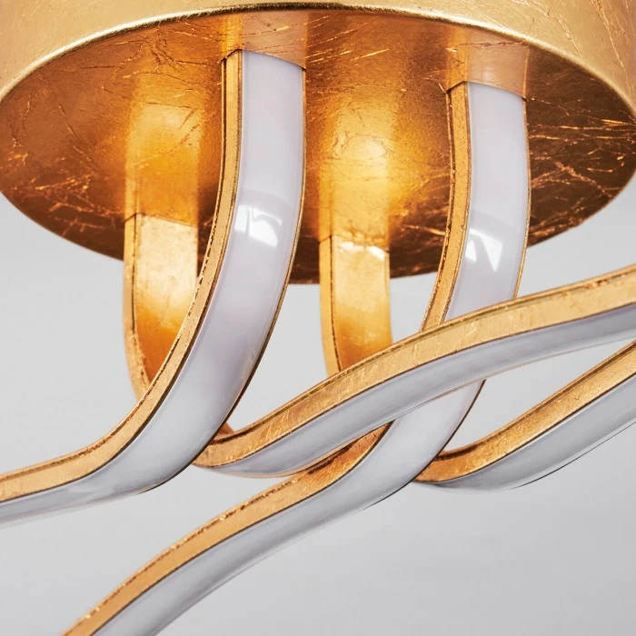 Hofstein Berisal Deckenleuchte LED Gold, 4-flammig 6 Hofstein Berisal Deckenleuchte LED Gold, 4-flammig – Bild 6