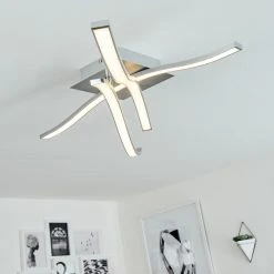 Hofstein Bernese Deckenleuchte LED Nickel-Matt, 3-flammig -LED Leuchten Verkäufe 2022 bernese deckenleuchte h3446799 6