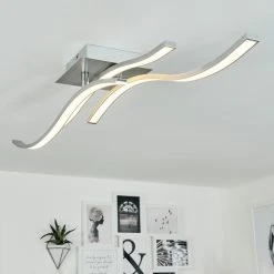 Hofstein Bernese Deckenleuchte LED Nickel-Matt, 3-flammig -LED Leuchten Verkäufe 2022 bernese deckenleuchte h3446799 8