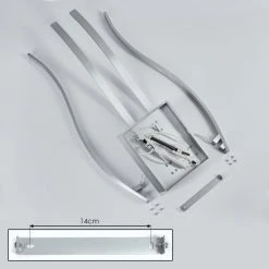 Hofstein Bernese Deckenleuchte LED Aluminium, 4-flammig -LED Leuchten Verkäufe 2022 bernese deckenleuchte h3459317 4