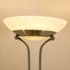 Hofstein Biot Deckenfluter LED Nickel-Matt, 2-flammig -LED Leuchten Verkäufe 2022 biot deckenfluter h165417 11