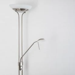 Hofstein Biot Deckenfluter LED Nickel-Matt, 2-flammig -LED Leuchten Verkäufe 2022 biot deckenfluter h165417 3