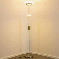 Hofstein Biot Deckenfluter LED Nickel-Matt, 2-flammig -LED Leuchten Verkäufe 2022 biot deckenfluter h165417 4