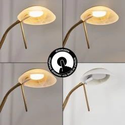 Hofstein Biot Deckenfluter LED Messing, 2-flammig -LED Leuchten Verkäufe 2022 biot deckenfluter h3542491 2