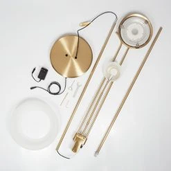 Hofstein Biot Deckenfluter LED Messing, 2-flammig -LED Leuchten Verkäufe 2022 biot deckenfluter h3542491 4