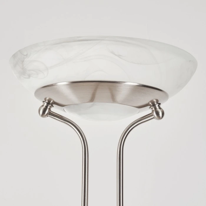 Hofstein Biot Deckenfluter LED Nickel-Matt, 2-flammig 6 Hofstein Biot Deckenfluter LED Nickel-Matt, 2-flammig – Bild 6