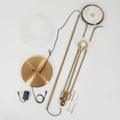 Hofstein Biot Deckenfluter LED Altmessing, 2-flammig -LED Leuchten Verkäufe 2022 biot deckenfluter h3551905 4