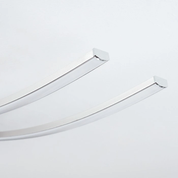 Hofstein Birches Deckenleuchte LED Nickel-Matt, 3-flammig 3 Hofstein Birches Deckenleuchte LED Nickel-Matt, 3-flammig – Bild 3