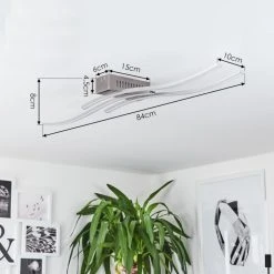 Hofstein Birches Deckenleuchte LED Nickel-Matt, 3-flammig 15 Hofstein Birches Deckenleuchte LED Nickel-Matt, 3-flammig -LED Leuchten Verkäufe 2022 birches deckenleuchte h3011492 do4 3