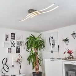 Hofstein Birches Deckenleuchte LED Nickel-Matt, 3-flammig 18 Hofstein Birches Deckenleuchte LED Nickel-Matt, 3-flammig -LED Leuchten Verkäufe 2022 birches deckenleuchte h3011492 do4 6