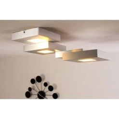 Bopp Leuchten CUBUS Deckenleuchte LED Aluminium, 4-flammig