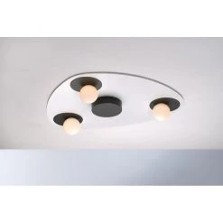 Bopp Leuchten PLANETS Deckenleuchte LED Anthrazit, Weiß, 3-flammig