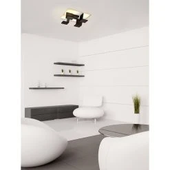 Bopp Leuchten REFLECTIONS Deckenleuchte LED Schwarz, Weiß, 4-flammig