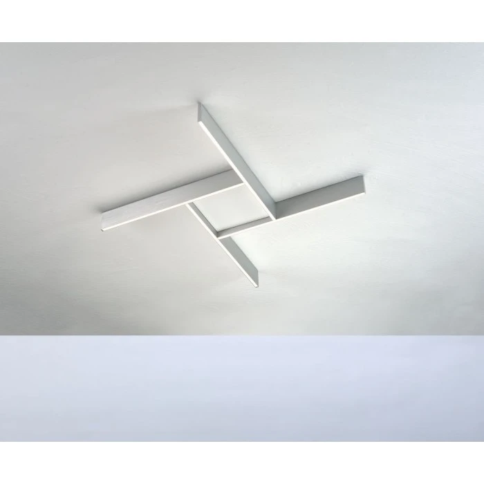 Bopp Leuchten Bopp NANO PLUS COMFORT Deckenleuchte LED Aluminium, Weiß, 1-flammig 1 Bopp Leuchten Bopp NANO PLUS COMFORT Deckenleuchte LED Aluminium, Weiß, 1-flammig