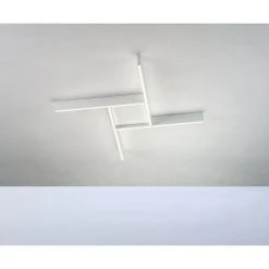 Bopp Leuchten Bopp NANO PLUS COMFORT Deckenleuchte LED Aluminium, Weiß, 1-flammig