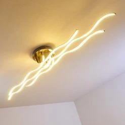 Hofstein Bovino Deckenleuchte LED Nickel-Matt, 1-flammig -LED Leuchten Verkäufe 2022 bovino deckenleuchte h167992 24