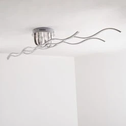 Hofstein Bovino Deckenleuchte LED Nickel-Matt, 1-flammig -LED Leuchten Verkäufe 2022 bovino deckenleuchte h167992 5