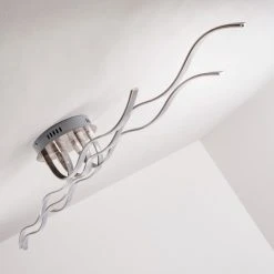 Hofstein Bovino Deckenleuchte LED Nickel-Matt, 1-flammig -LED Leuchten Verkäufe 2022 bovino deckenleuchte h167992 7