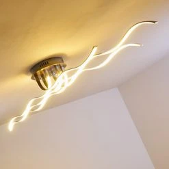 Hofstein Bovino Deckenleuchte LED Nickel-Matt, 1-flammig -LED Leuchten Verkäufe 2022 bovino deckenleuchte h167992 8