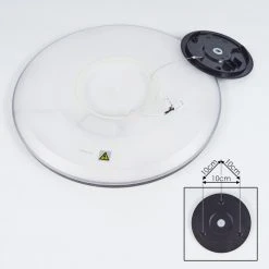 Hofstein Boyero Deckenpanel LED Schwarz, 1-flammig -LED Leuchten Verkäufe 2022 boyero deckenpanel h3388655 4