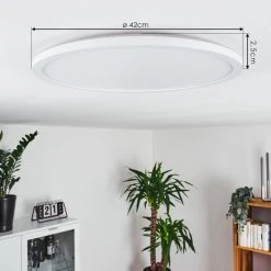 Hofstein Boyero Deckenpanel LED Weiß, 1-flammig -LED Leuchten Verkäufe 2022 boyero deckenpanel h3413562 3