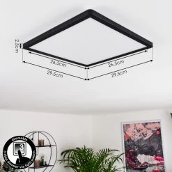 Hofstein Boyero LED Panel Schwarz, 1-flammig -LED Leuchten Verkäufe 2022 boyero led panel h3416181 3