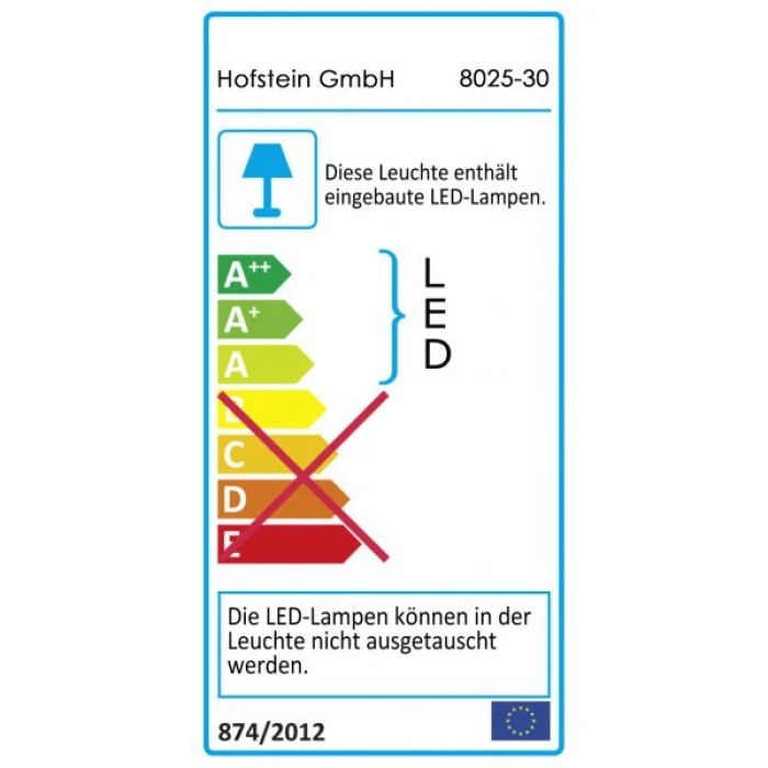 Hofstein Brescia Deckenleuchte LED Chrom, 1-flammig 6 Hofstein Brescia Deckenleuchte LED Chrom, 1-flammig – Bild 6